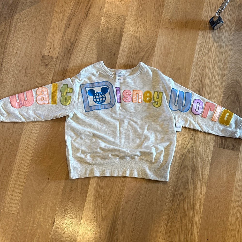 Disney Multicolor Lettering Sweatshirt